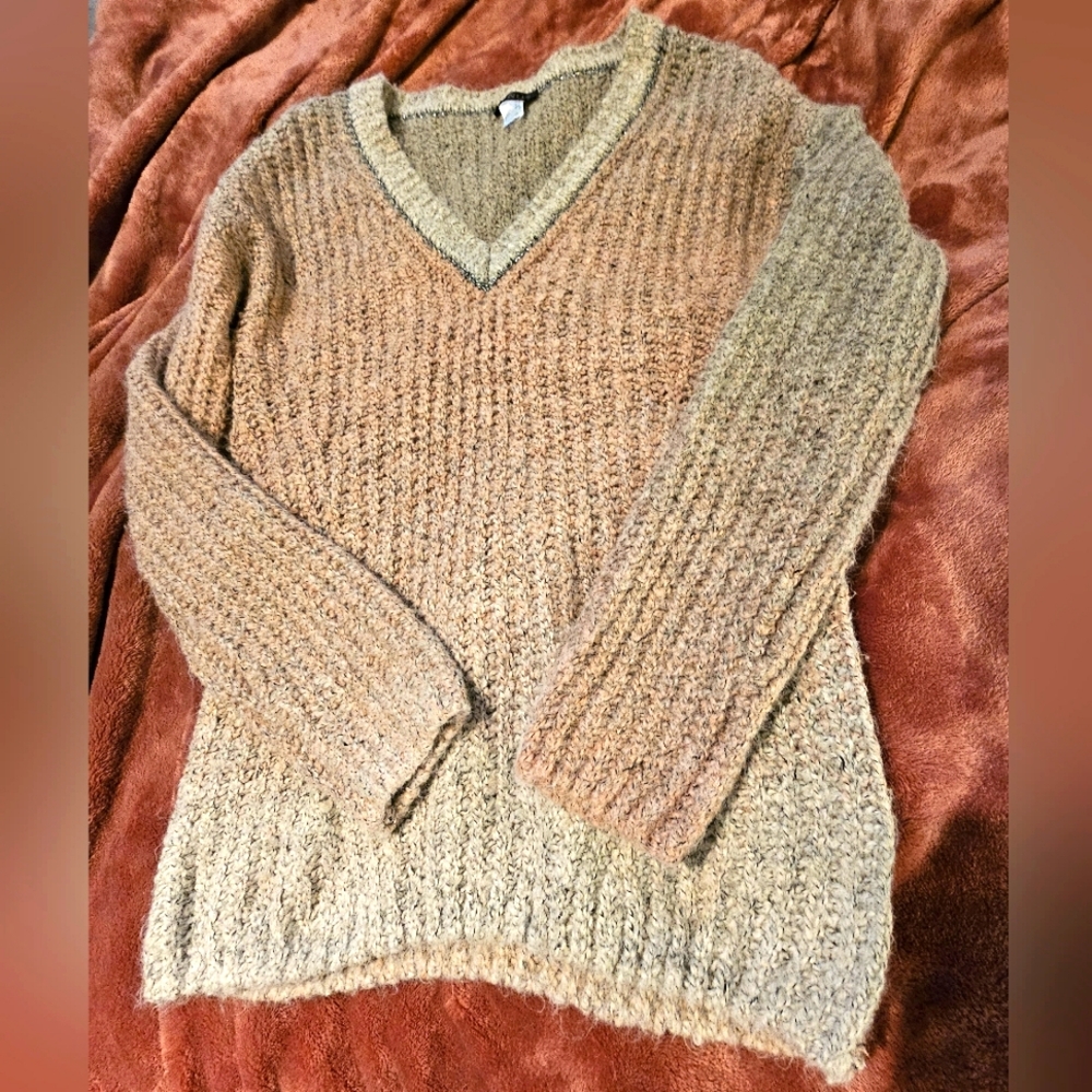 Cozy Knit V-Neck Sweater from Venus